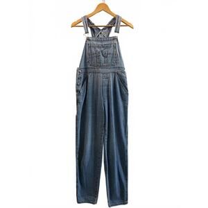 Vintage London London Denim Overalls, Women's M, Relaxed Straight Fit